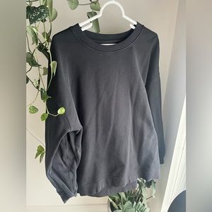 Lululemon Perfectly Oversized Crewneck in Black 🖤